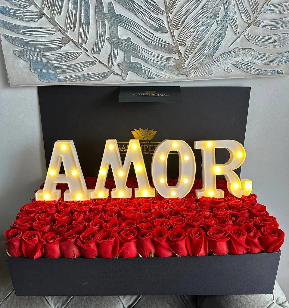 Caja XL amor luminoso