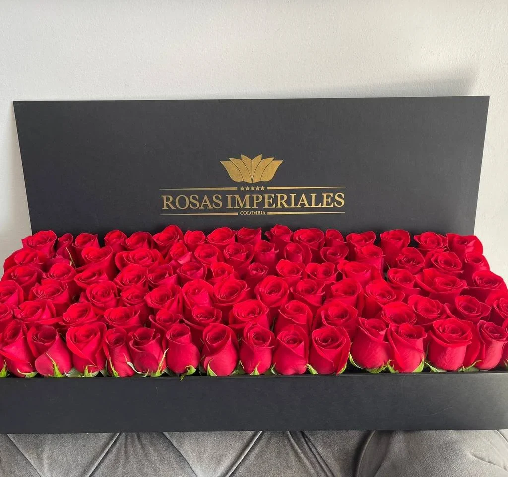 Rectangular mediana 100 rosas