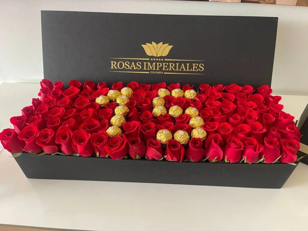 Rectangular mediana con número o inicial en ferrero