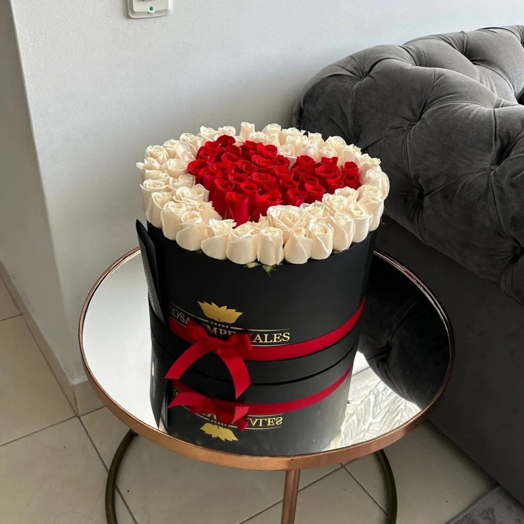 Redonda XL con corazón en el medio